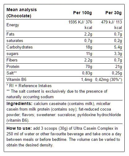 ULTRA CASEIN COMPLEX - YAMAMOTO NUTRITION