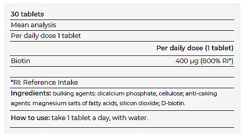 2-233 VITAMINA B7 - YAMAMOTO RESEARCH