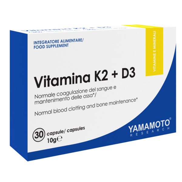 VITAMINA K2 + D3 - YAMAMOTO RESEARCH
