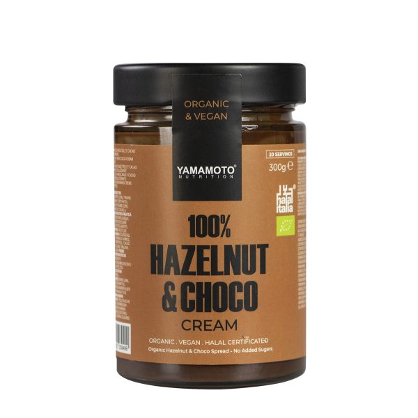 HAZELNUT & CHOCO CREAM (100% ORGANIC & VEGAN) - YAMAMOTO NUTRITION